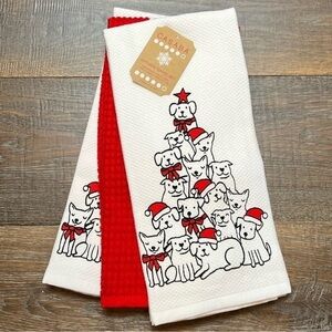 PETS - Casaba - ‘Dog Tree’ Dish Towels (3). NWT.